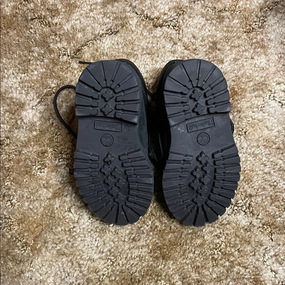 Timberland Youth Kids Black‎ Boots Size 7
